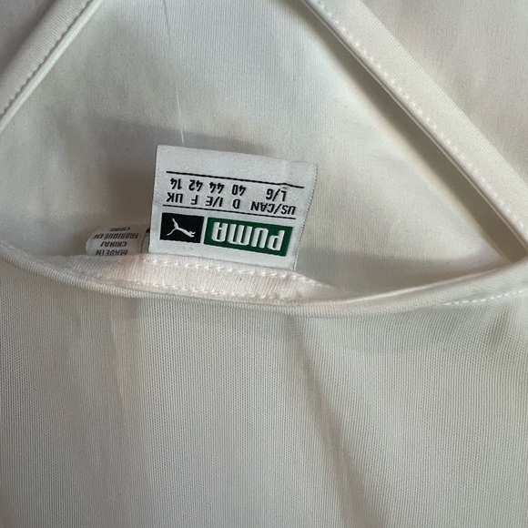 NWT White Puma Tennis top size L - Picture 12 of 14